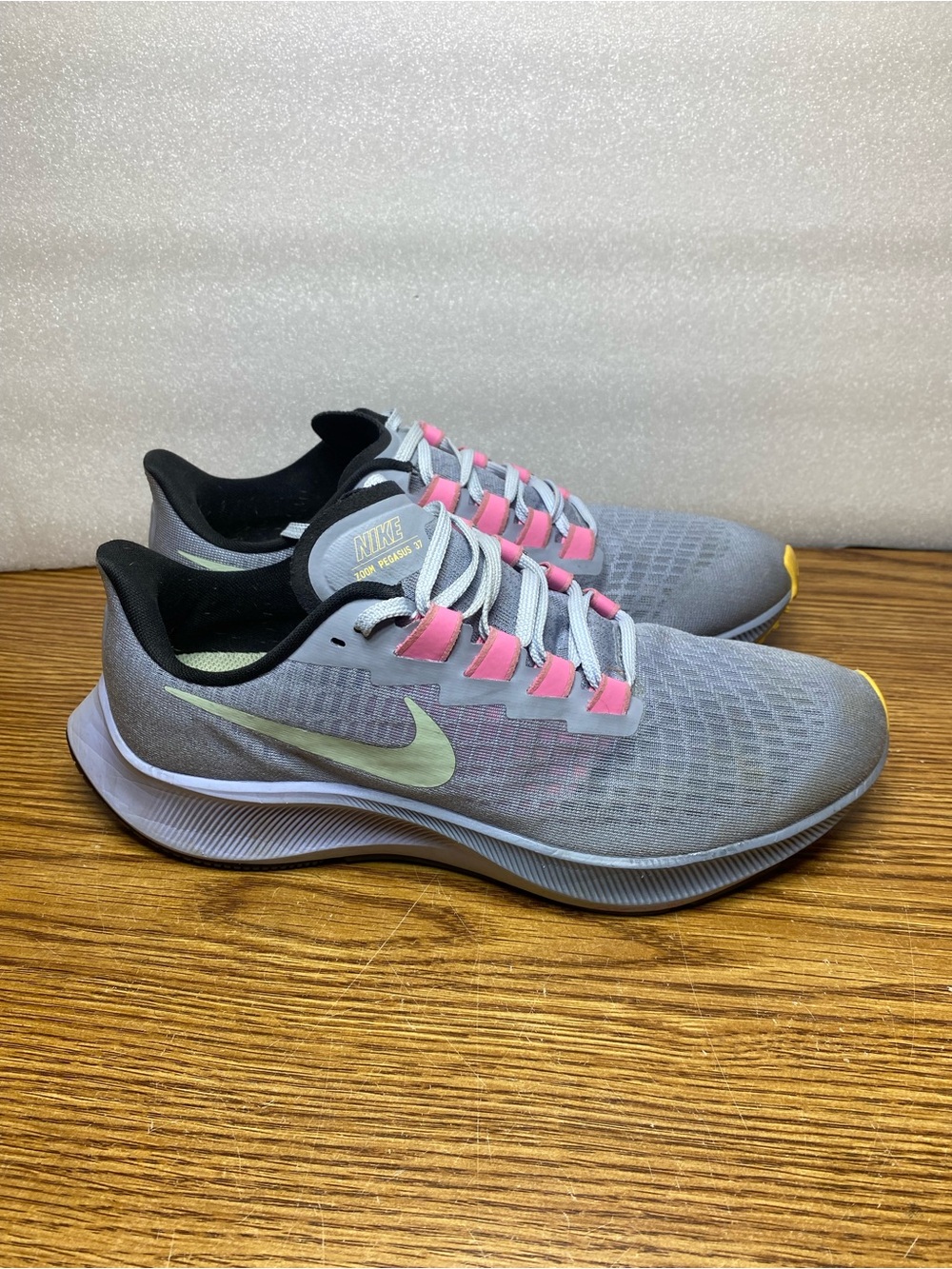 Nike Air Zoom Pegasus 37 Athletic Running Shoes Obsidian Mist Mens Size 8.5